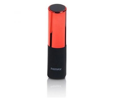 Зовнішній акумулятор Power Bank Remax Lipstick RPL-12 2400mAh red