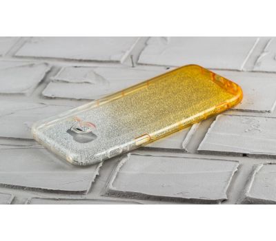 Чохол для Samsung Galaxy A3 2017 (A320) Glitter силіконовий золото 80175