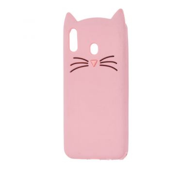 3D чохол для Samsung Galaxy M20 (M205) кіт рожевий