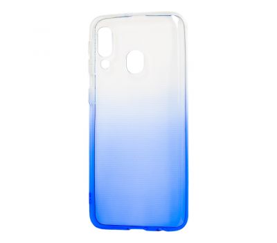 Чохол для Samsung Galaxy A40 (A405) Gradient Design біло-блакитний