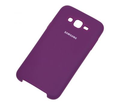 Чохол для Samsung Galaxy J7 (J700) Silky Soft Touch бузковий 806881