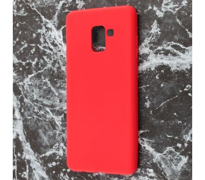 Чохол для Samsung Galaxy A8+ 2018 (A730) Soft case червоний