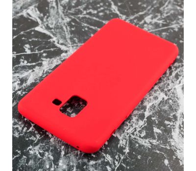 Чохол для Samsung Galaxy A8+ 2018 (A730) Soft case червоний 806878