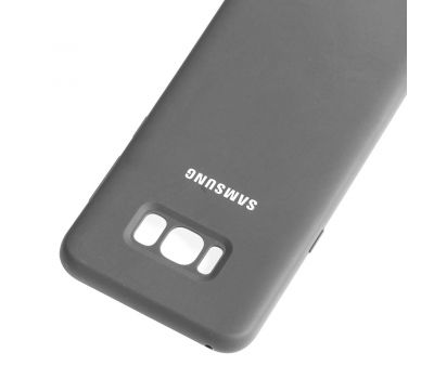Чохол Samsung Galaxy S8+ (G955) Silicone cover сірий 809035