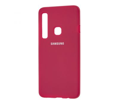 Чохол для Samsung Galaxy A9 2018 (A920) Silicone Full рожево-червоний