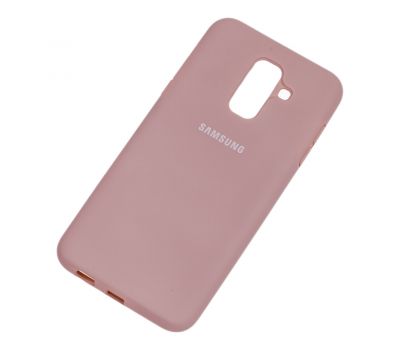 Чохол для Samsung Galaxy A6+ 2018 (A605) Silicone Full блідо-рожевий 812398