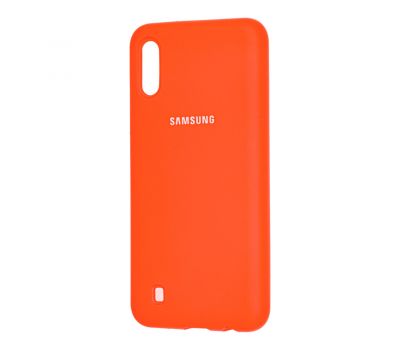 Чохол для Samsung Galaxy M10 (M105) Silicone Full помаранчевий