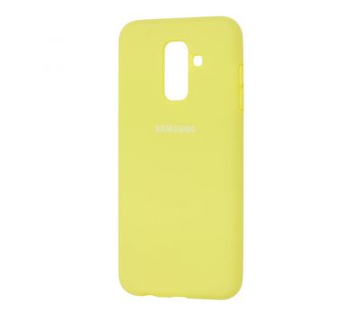Чохол для Samsung Galaxy A6+ 2018 (A605) Silicone Full лимонний