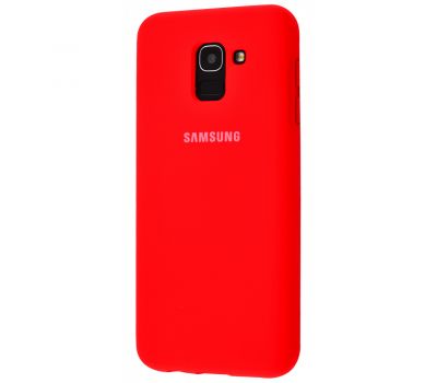 Чохол для Samsung Galaxy A6 2018 (A600) Silicone Full червоний