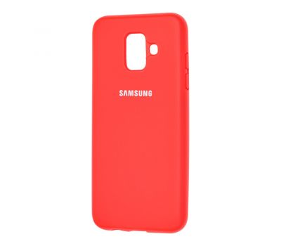 Чохол для Samsung Galaxy A6 2018 (A600) Silicone Full червоний 812358