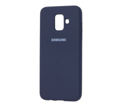 Чохол для Samsung Galaxy A6 2018 (A600) Silicone Full темно синій 812383