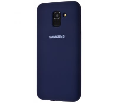 Чохол для Samsung Galaxy A6 2018 (A600) Silicone Full темно синій