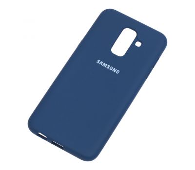 Чохол для Samsung Galaxy A6+ 2018 (A605) Silicone Full синій 812425