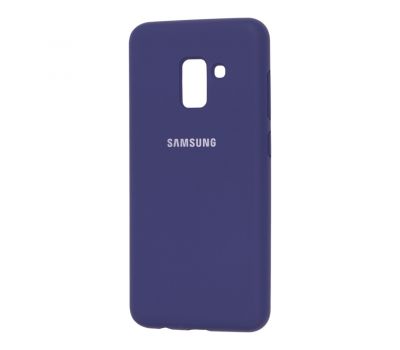 Чохол для Samsung Galaxy A8 2018 (A530) Silicone Full синій
