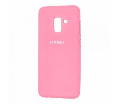Чохол для Samsung Galaxy A8 2018 (A530) Silicone Full світло-рожевий