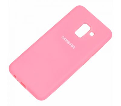 Чохол для Samsung Galaxy A8 2018 (A530) Silicone Full світло-рожевий 812573