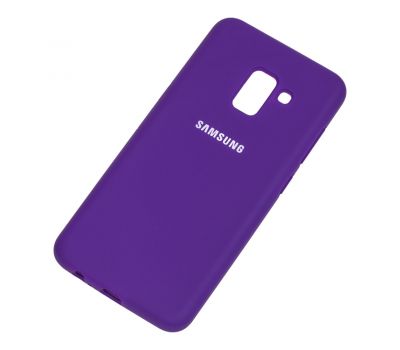 Чохол для Samsung Galaxy A8 2018 (A530) Silicone Full фіолетовий 812582