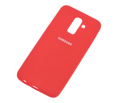 Чохол для Samsung Galaxy J8 (J810) Silicone Full червоний 813344