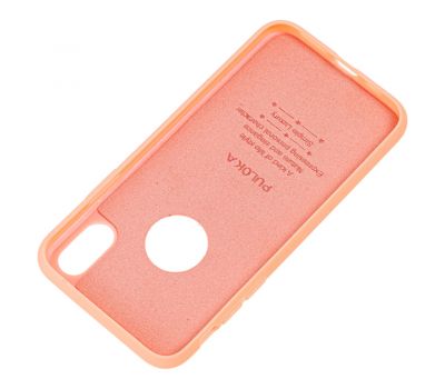 Чохол для iPhone Xs Max Puloka Macaroon рожевий 813860