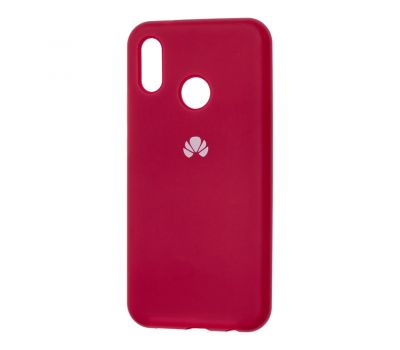 Чохол для Huawei P20 Lite Silicone Full рожево-червоний