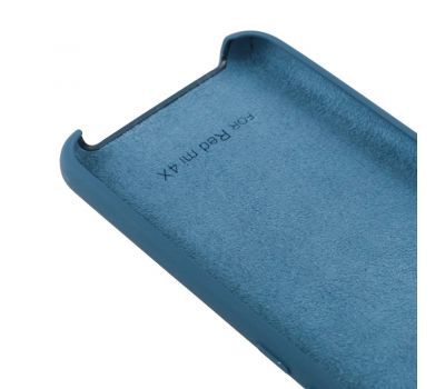 Чохол для Xiaomi Redmi 4x Silky Soft Touch синій 820173