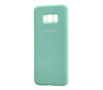 Чохол Samsung Galaxy S8+ (G955) Silicone cover бірюзовий