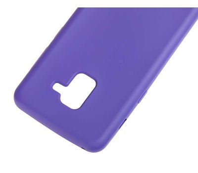 Чохол для Samsung Galaxy A8 2018 (A530) Silicone фіолетовий 825158