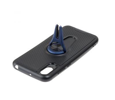 Чохол для Huawei Y5 2019 Car mount з магнітом чорно-синій 827458