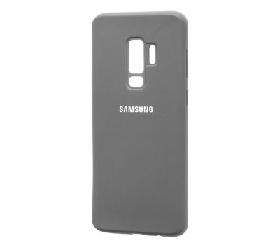 Чохол для Samsung Galaxy S9+ (G965) Silicone cover сірий
