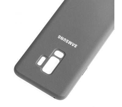 Чохол для Samsung Galaxy S9+ (G965) Silicone cover сірий 829882