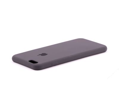 Чохол для iPhone 6 Plus Silicon case темно-сірий 83477