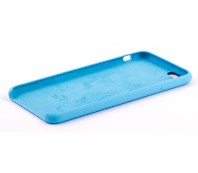 Чохол silicone case для iPhone 6 Plus блакитний 83481