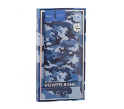 Зовнішній акумулятор power bank Hoco J9 Camouflage 10000 mAh blue 833646