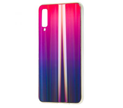 Чохол для Samsung Galaxy A7 2018 (A750) Aurora glass рожевий