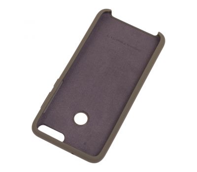 Чохол для Huawei P Smart Silky Soft Touch темно-оливковий 836444
