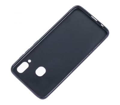 Чохол для Samsung Galaxy A20/A30 Carbon Gradient Hologram чорний 838668