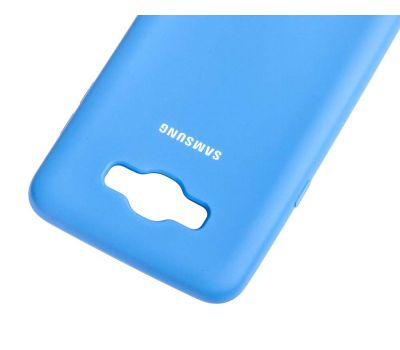 Чохол для Samsung Galaxy J7 2016 (J710) Silky Soft Touch світло синій 839468
