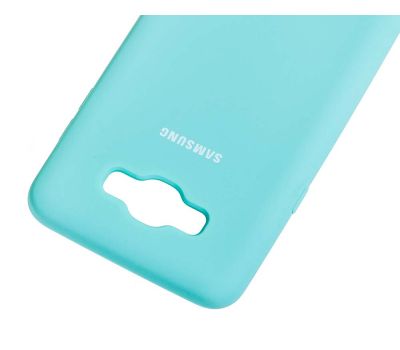 Чохол для Samsung Galaxy J7 2016 (J710) Silky Soft Touch бірюзовий 839429