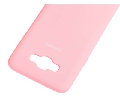 Чохол для Samsung Galaxy J7 2016 (J710) Silky Soft Touch світло рожевий 839471