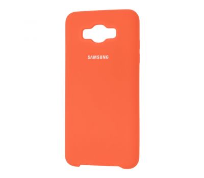 Чохол для Samsung Galaxy J7 2016 (J710) Silky Soft Touch помаранчевий