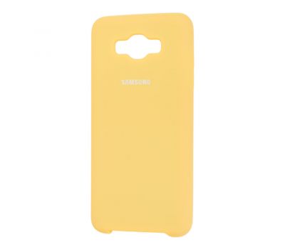 Чохол для Samsung Galaxy J7 2016 (J710) Silky Soft Touch жовтий