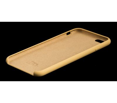 Чохол silicone case для iPhone 6 Plus гірчичний 84777