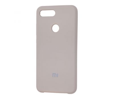 Чохол для Xiaomi Mi 8 Lite Silky Soft Touch "сірий"