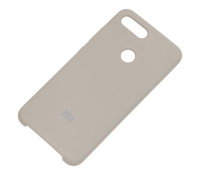Чохол для Xiaomi Mi 8 Lite Silky Soft Touch "сірий" 840789