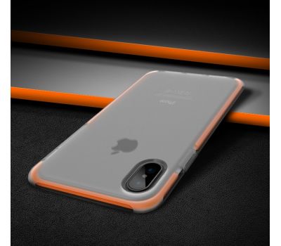 Чохол для Apple iPhone X Rock Guard помаранчевий