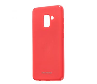 Чохол для Samsung Galaxy A8 2018 (A530) Molan Cano Jelly глянець світло червоний