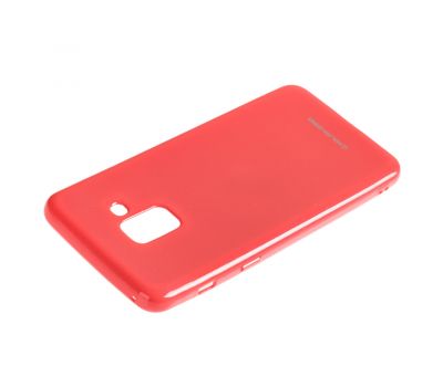 Чохол для Samsung Galaxy A8 2018 (A530) Molan Cano Jelly глянець світло червоний 844961