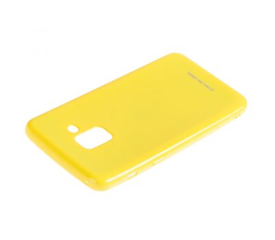 Чохол для Samsung Galaxy A8 2018 (A530) Molan Cano Jelly глянець жовтий 844955