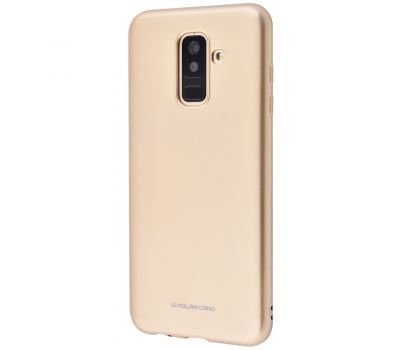 Чохол для Samsung Galaxy A6+ 2018 (A605) Molan Cano Jelly глянець золотистий