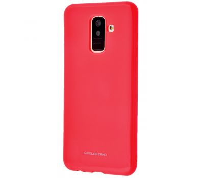 Чохол для Samsung Galaxy A6+ 2018 (A605) Molan Cano Jelly глянець рожевий